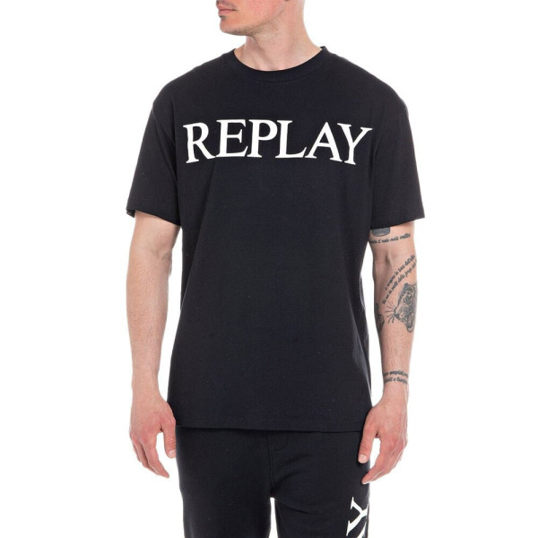 Replay Classic T-Shirt - Black |ThirdBaseUrban