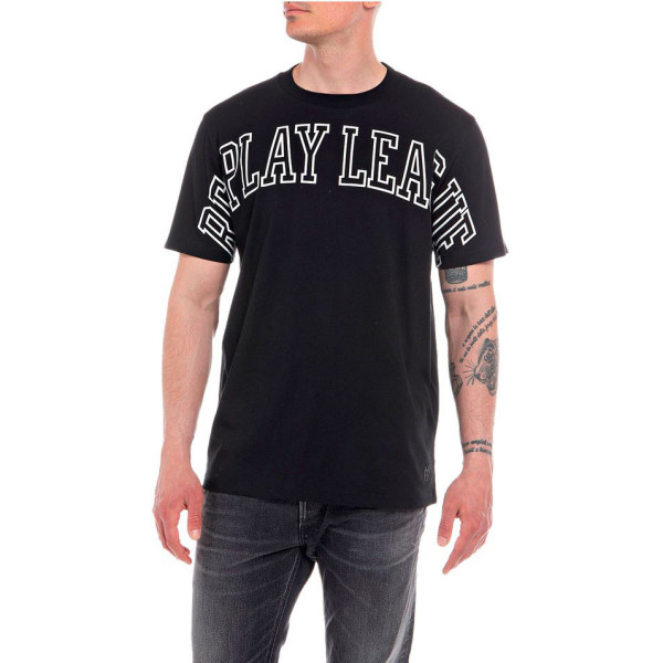 Replay League T-Shirt - Black |ThirdBaseUrban