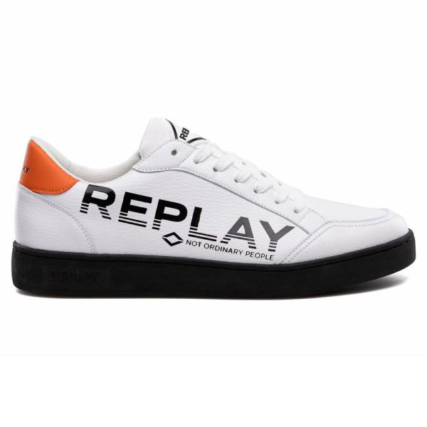 White Replay Trainers Sneakers Size 11 Stylish Good Quality Comfortable  Shoes
